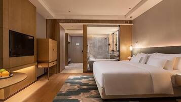 Minibar, in-room safe, desk, blackout curtains