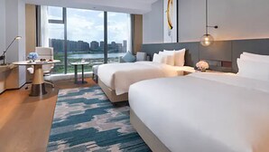 Superior Twin Room | Minibar, in-room safe, desk, blackout curtains - New Century Hotel Zhenhai (Ningbo)