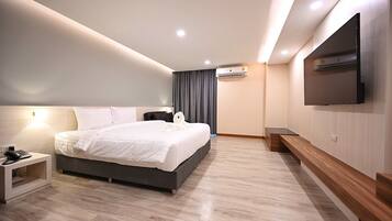 Familjerum | Skrivbord, mörkläggningsgardiner, ljudisolering och gratis wi-fi