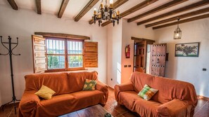 電視、壁爐、DVD 播放機