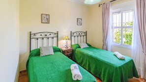 4 bedrooms, iron/ironing board, travel crib, WiFi