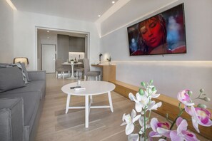 Apartment, 1 Bedroom, City View | Living area | Flat-screen TV - Lovely Apartment near Acropolis by GHH (Athens)