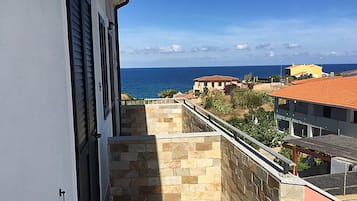 Blick vom Balkon