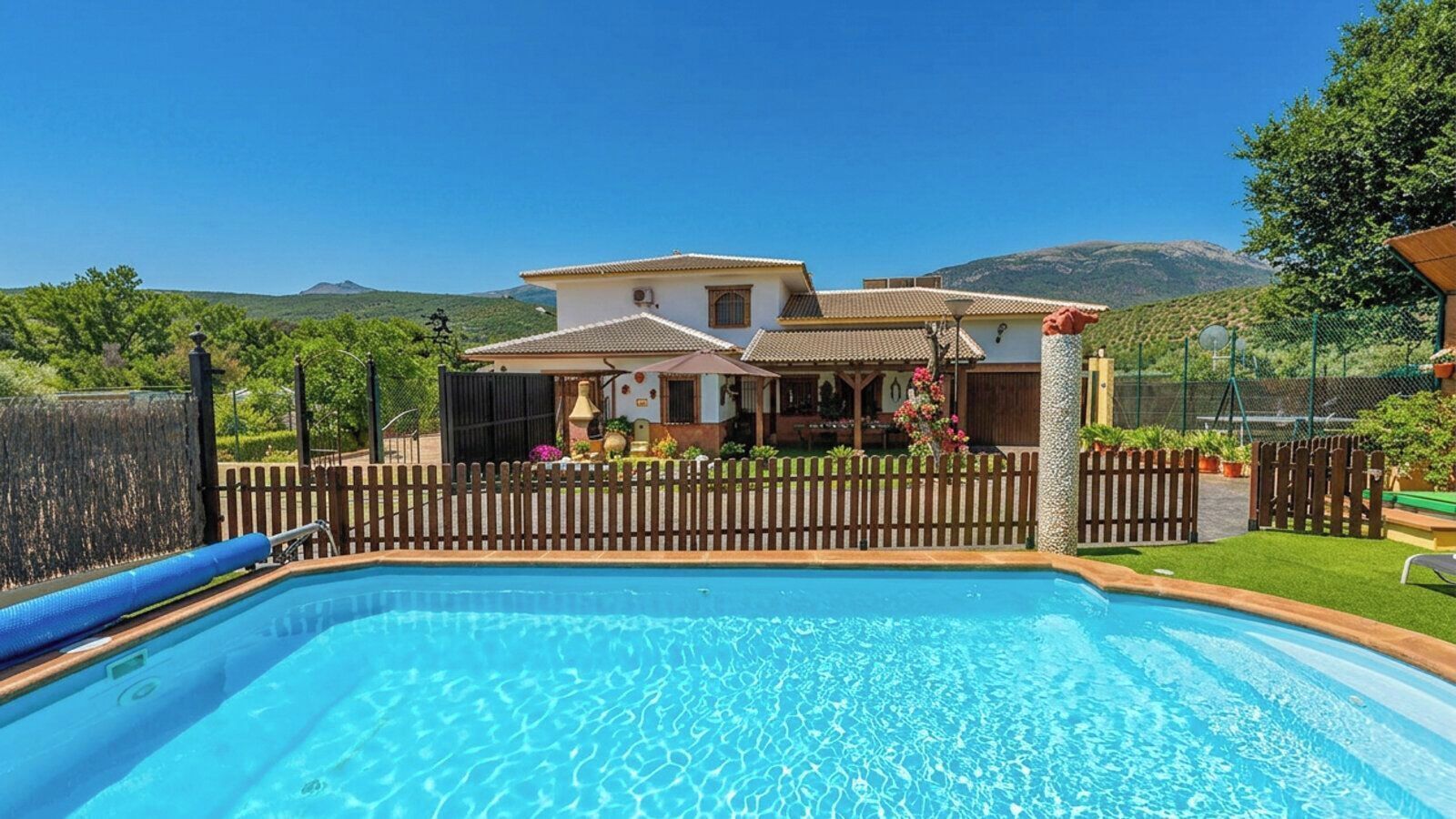 Una piscina climatizada