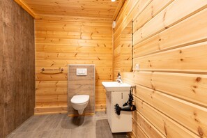 Chambre Double ou avec lits jumeaux, salle de bains privée | Salle de bain