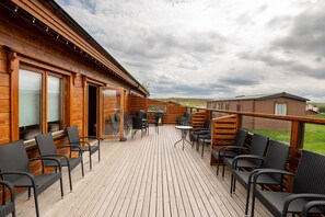 Terrace/patio - Glaðheimar Guesthouse (Blönduós)