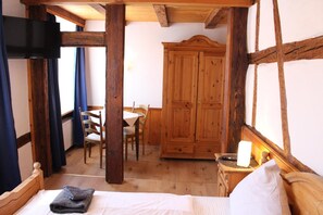 Schallisolierte Zimmer, kostenloses WLAN, BettwÀsche