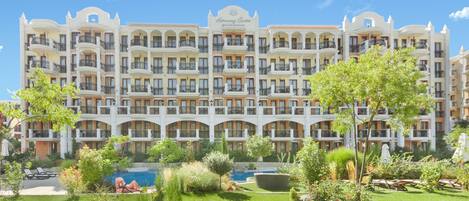 Voorkant van accommodatie