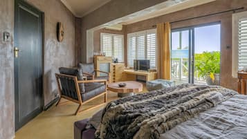 Exclusive-Doppelzimmer, 1 King-Bett, Veranda, eingeschrÀnkter Meerblick (White)