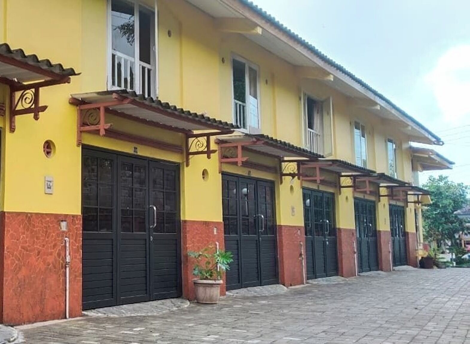 Fassade der Unterkunft