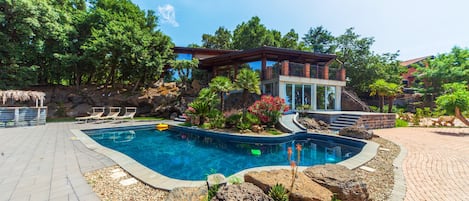 Indoor pool, outdoor pool