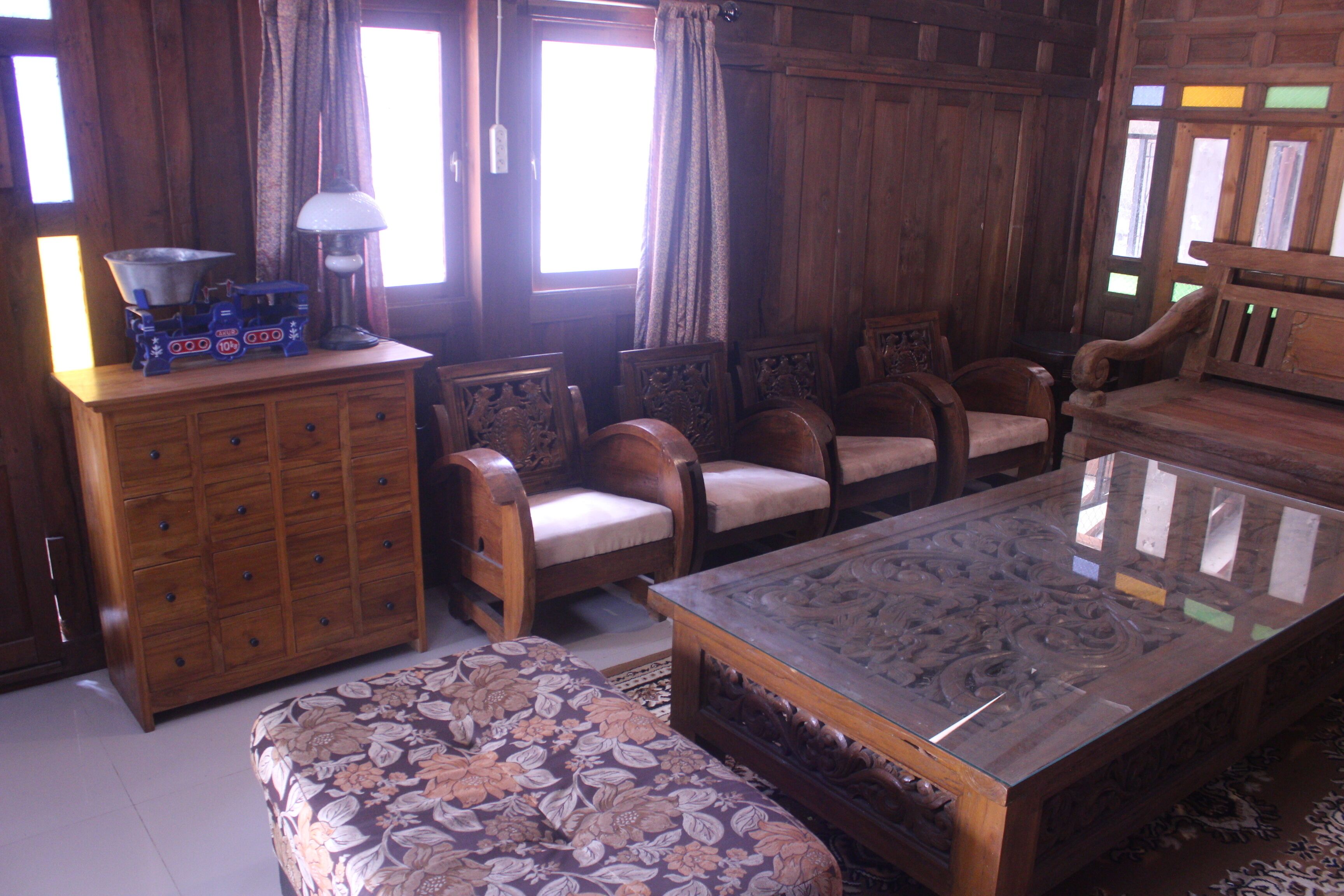 Omah Putih Limasan Javanese traditional house