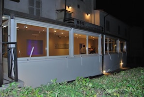 Front of property - evening/night - L'Angoletto in Selci (Selci)