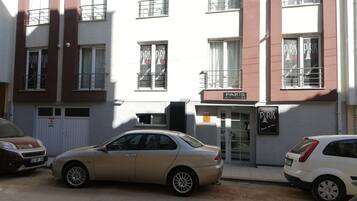 Voorkant van accommodatie