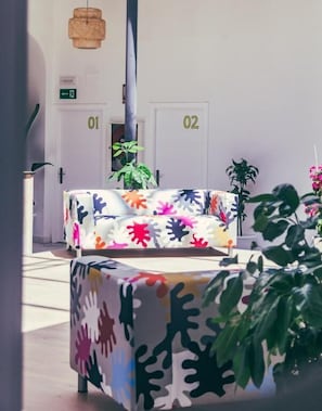 Lobby sitting area