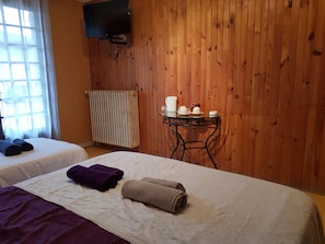 Premium bedding, memory-foam beds, free WiFi, bed sheets