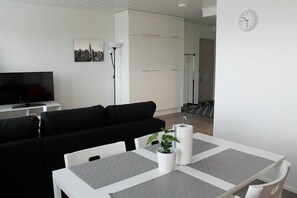 Apartment, 1 Bedroom | 1 bedroom, iron/ironing board, travel cot, free WiFi