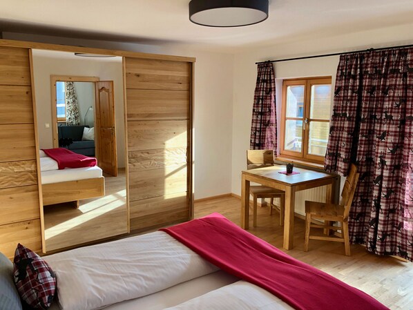 2 bedrooms, iron/ironing board, travel crib, WiFi