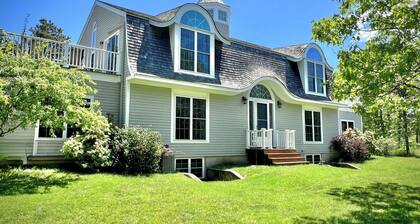 Exclusive Oyster Pond Retreat With Private Beach, New Kitchen and Boat