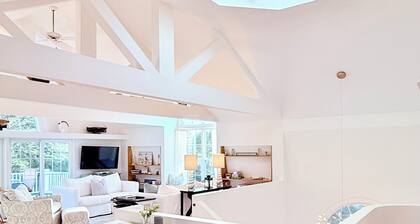 Exclusive Oyster Pond Retreat With Private Beach, New Kitchen and Boat