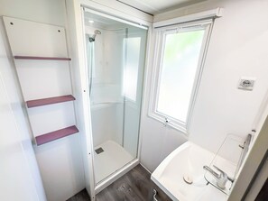 Maison mobile | Salle de bain | Douche, douche cascade