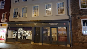 A building with multiple windows and a storefront labeled "Soul Organic." - 71 Micklegate - Apartment 3 (York)