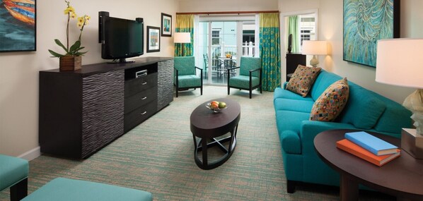 TV, DVD player, stereo