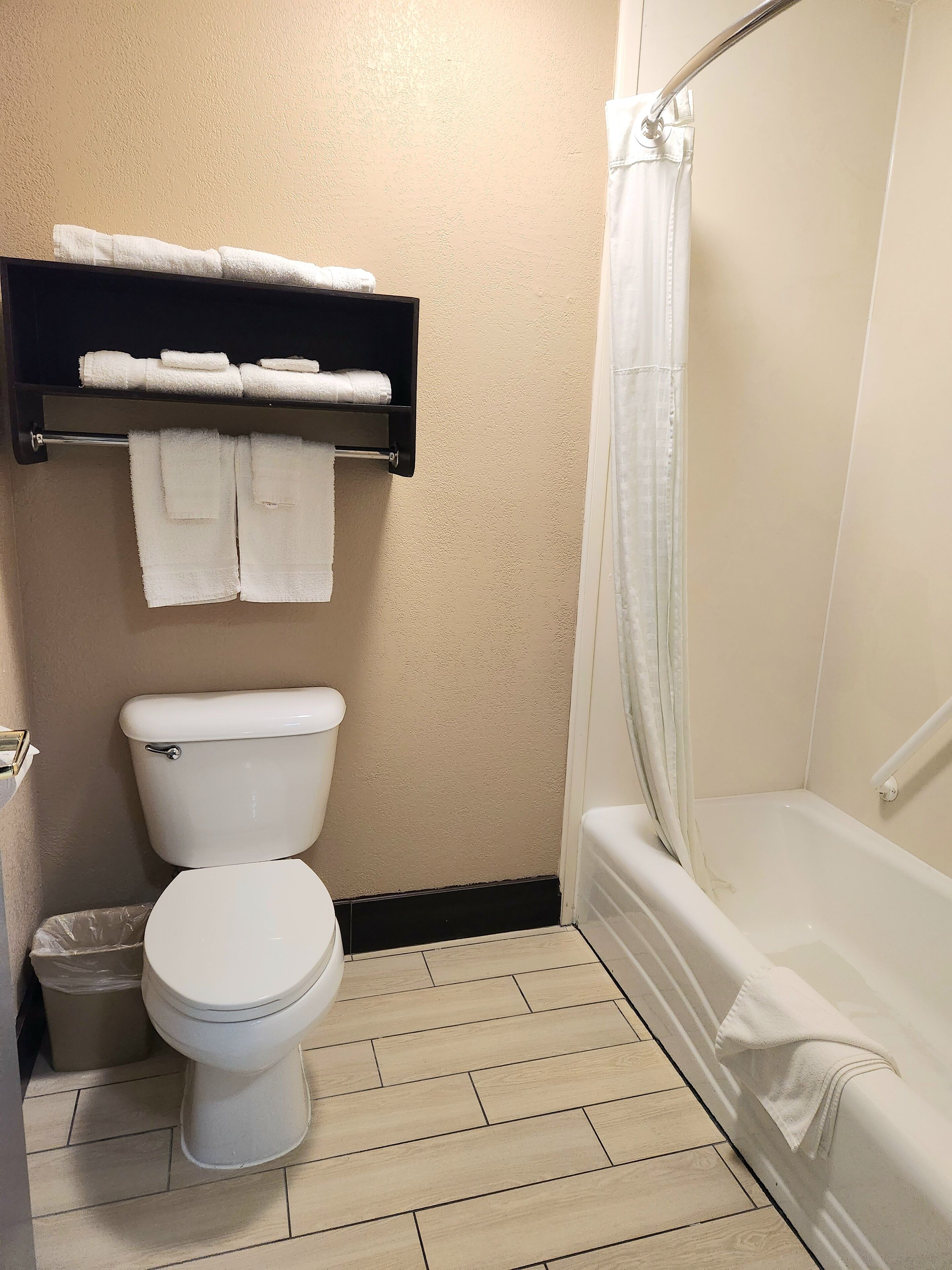 laptop workspace, blackout curtains, iron/ironing board, free wifi