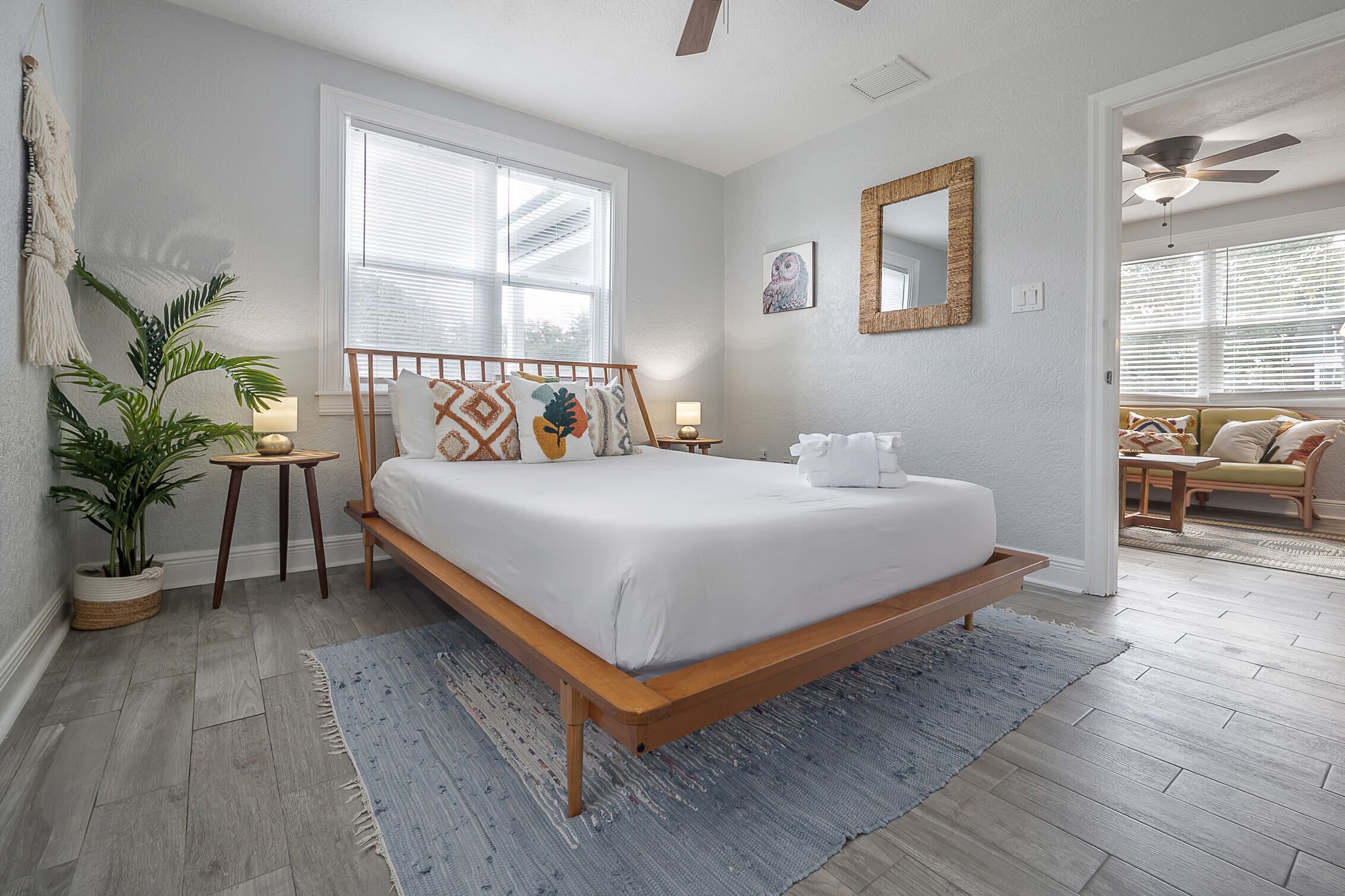 "Boho Bungalow" - Fenced In|Fire Pit|Grill