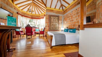 Deluxe tweepersoonskamer | 1 slaapkamer, hypoallergeen beddengoed, gratis wifi, beddengoed