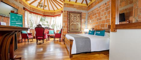 Deluxe tweepersoonskamer | 1 slaapkamer, hypoallergeen beddengoed, gratis wifi, beddengoed