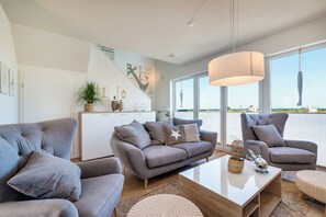 TV, fireplace, DVD player, music library