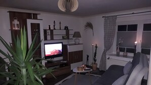 TV, peis og DVD-spiller