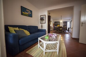 تلفزيون، مدفأة، كُتُب