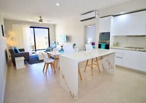 Deluxe Apartment, 2 Bedrooms | Living area - Mayakoba by Select (Playa del Carmen)