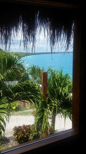 Chambre double, balcon, vue sur la lagune | Vue sur le lac