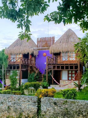 Double Room, Balcony, Lagoon View | Front of property - Cabanas k'iin Yéetel Há Bacalar (Bacalar)