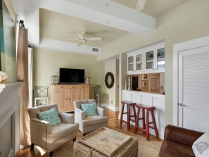 Condo, 1 Bedroom | Living room