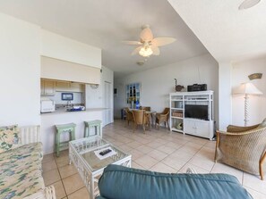 Condo, 1 Bedroom | Living room