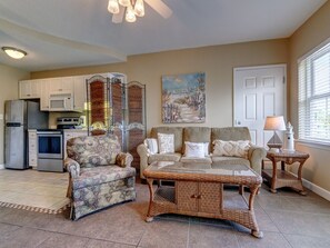 Condo, 1 Bedroom | Living room | 32-inch flat-screen TV with cable channels, TV