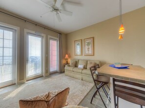 Condo, 1 Bedroom | Living room | 32-inch flat-screen TV with cable channels, TV - Inn at Gulf Place 1302 by Vacasa (Santa Rosa Beach)