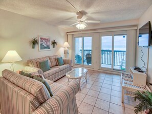 Living room - Pinnacle Port C3-102 by Vacasa (Panama City Beach)