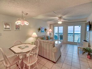 Living area - Pinnacle Port C3-102 by Vacasa (Panama City Beach)