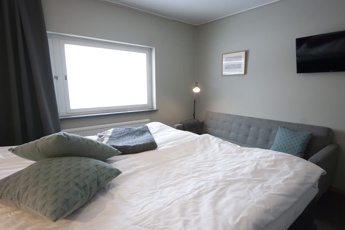 Hypo-allergenic bedding, soundproofing, free WiFi, bed sheets