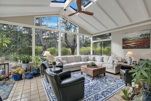 House, Multiple Beds (LX47: Pebble Garden Retreat Home With) | Living area - Lx47: Pebble Garden Retreat Home With Modern Kitchen (Pebble Beach)