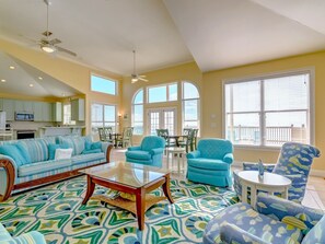 House, 4 Bedrooms | Living room - Wave Watcher by Vacasa (Santa Rosa Beach)