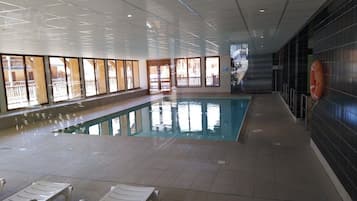 Indoor pool, a heated pool