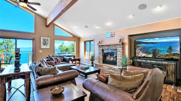 Villa, Multiple Beds, Lake View (LX10: Lake View Jewel Estate With Poo) | Living area | Fireplace