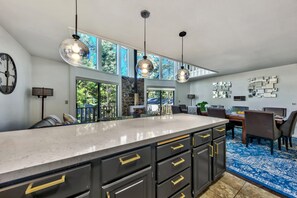 House, Multiple Beds (Mv49 Lake Tahoe a block from the Cave) | Private kitchen | Fridge, microwave, dishwasher, toaster