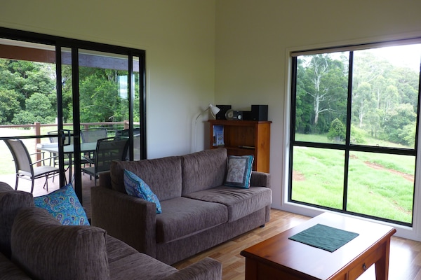 TV, caminetto, lettore DVD, libri